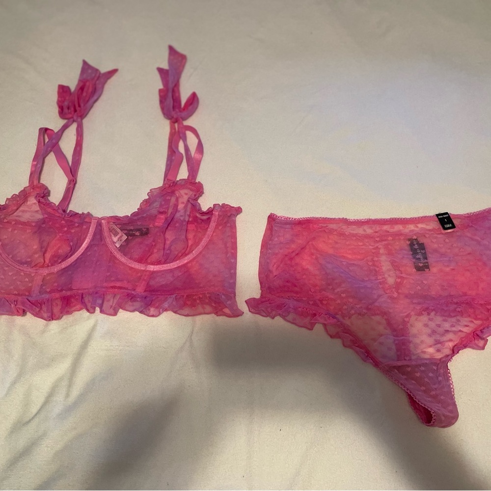 Torrid Curve Bra & Thong Panty Set